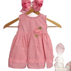 🌸Sweet Heart Rose (18M) NWT gorgeous SET girls🌸 PINK dress